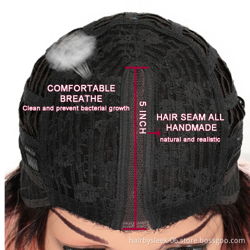 Magic Hair 14"Inch Ombre Wavy Wigs lace front Hair Synthetic Lace Wigs for Black Women Wave Wig High Temperature Fiber Hair